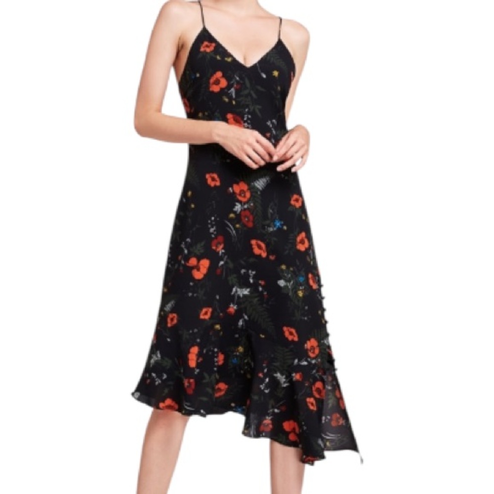 Alisa Pan Floral Poppy Strapy Flowy Dress Size 10